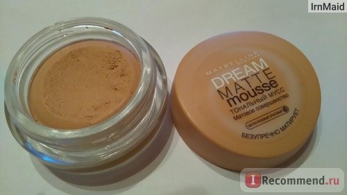 Тональный мусс для лица MAYBELLINE dream matte mousse фото