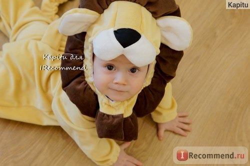 Костюм Aliexpress Baby romper lion 0-24 months hat+romper long sleeve baby costume baby cosplay 001 фото