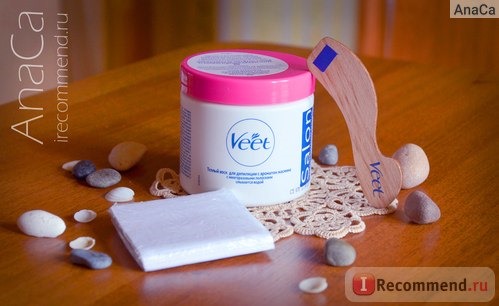 Теплый воск Veet Salon с ароматом жасмина фото