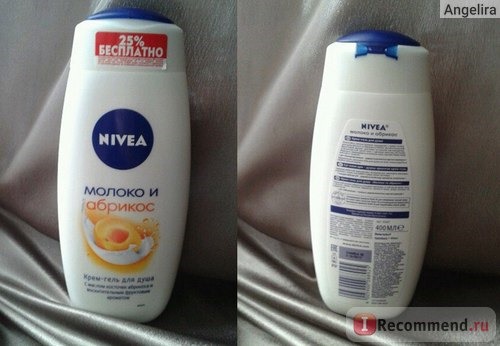 Гель для душа NIVEA Молоко и абрикос фото