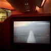 А380, эконом. камера на хвосте, показывает самолет во время полета