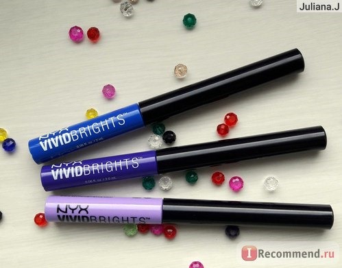 Цветная жидкая подводка для глаз NYX PROFESSIONAL MAKEUP? Vivid brights eyeliner фото