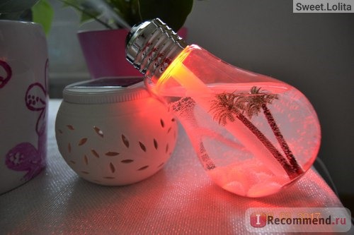 Увлажнитель воздуха Aliexpress 400ml Lamp-Humidifier-Home-Aroma-LED-Purifier-Atomizer фото
