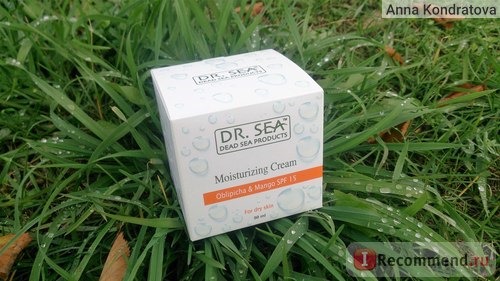 Крем для лица Dr. Sea Увлажняющий с маслом облепихи и экстрактом манго SPF15 фото