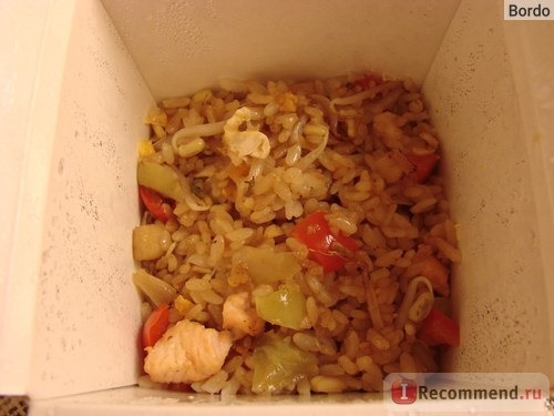 Ресторан японской и китайской кухни Ваби-Саби: Теппаньяки рис с морепродуктами