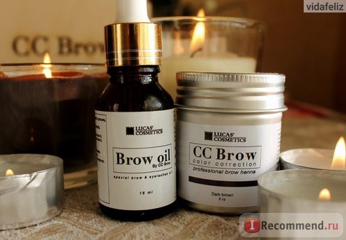 Масло для ресниц и бровей Lucas Cosmetics Brow oil фото