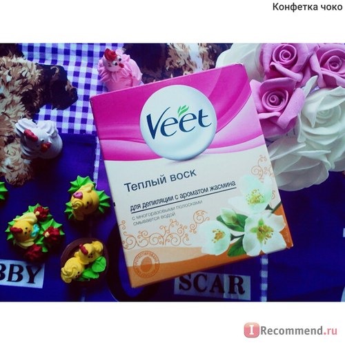 Теплый воск Veet Salon с ароматом жасмина фото