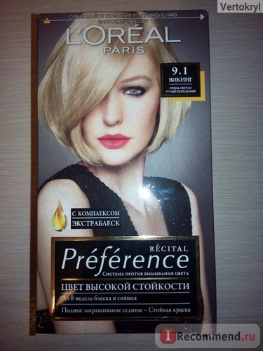 Краска для волос L'Oreal Preference Цвет высокой стойкости фото