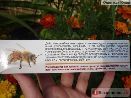 Крем-бальзам Фратти НВ Шунгит с пчелиным ядом фото
