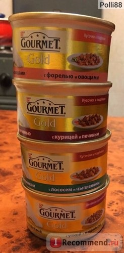 Корм для кошек Gourmet Gold фото
