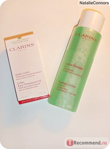 Масло косметическое Clarins Huile Lotus Face Treatment Oil для лица 