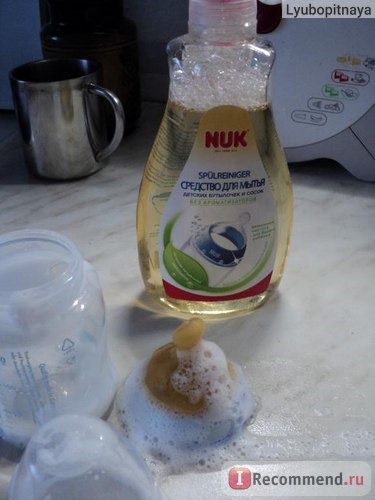 Средство для мытья детской посуды Nuk фото