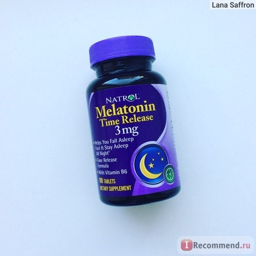 Снотворное Natrol Melatonin фото