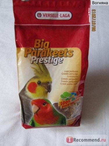 Big Parakeets корм для средних попугаев фото