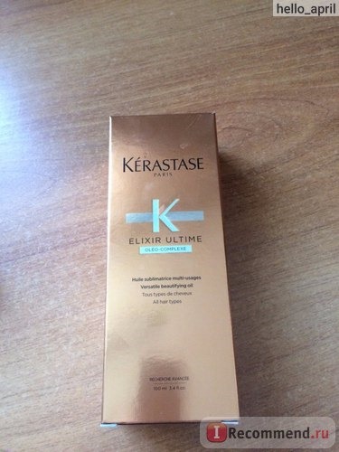 Масло для волос Kerastase Многофункциональное Elixir Ultime фото