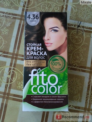 Стойкая крем-краска для волос Fito Color без аммиака без запаха фото