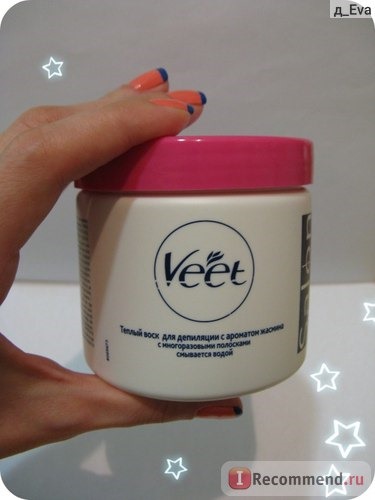 Теплый воск Veet Salon с ароматом жасмина фото