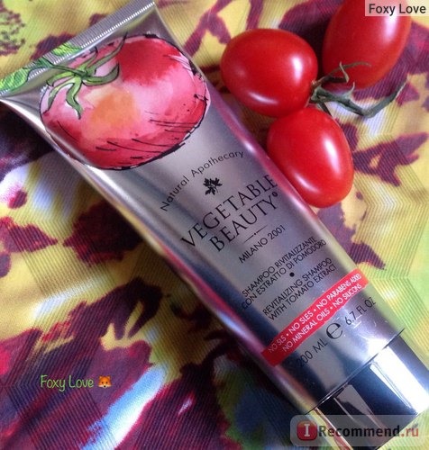 Шампунь Vegetable Beauty Ревитализирующий с экстрактом помидора фото