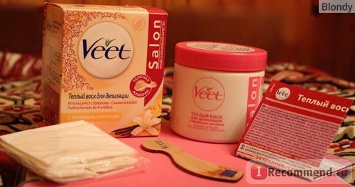 Теплый воск Veet Salon с ароматом жасмина фото