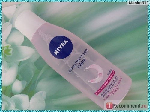 Тоник NIVEA aqua effect смягчающий для сухой и чувствительной кожи фото