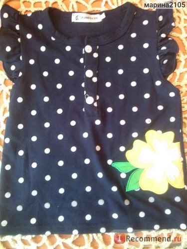 Комплект AliExpress children clothing sets summer Baby Girls Toddler Flower Dot Casual Short Sleeve Button Tops T Shirt Short Bloomers Pants фото