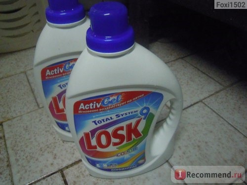 Жидкое средство для стирки Henkel LOSK, ЛОСК гель фото