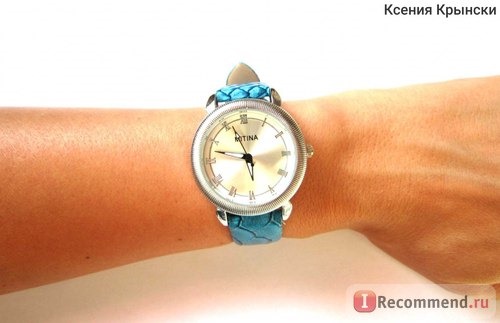 Наручные часы Tinydeal Cool Quartz Watch Analog Wristwatch Timepiece with Snake Skin Grain Genuine Leather Strap for Women WWM-256640 фото