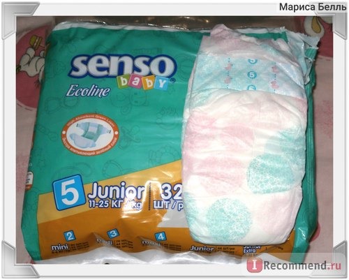 Подгузники Senso baby ecoline фото