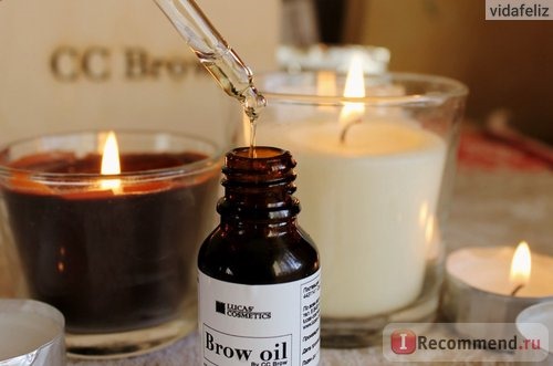 Масло для ресниц и бровей Lucas Cosmetics Brow oil фото