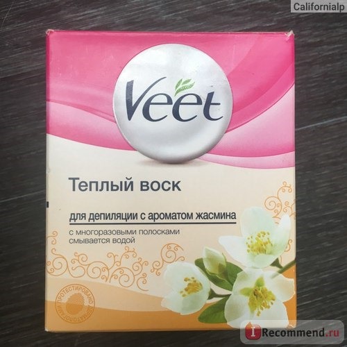 Теплый воск Veet Salon с ароматом жасмина фото