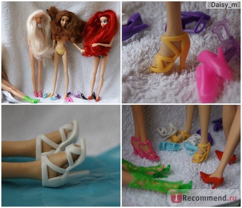 Aliexpress Набор обуви для куклы Free Shipping 10 Pair Fashion Colorful Accessories Shoes Heels Sandals For Barbie Clothes Dress Doll Best Gift Girl Baby Toys фото