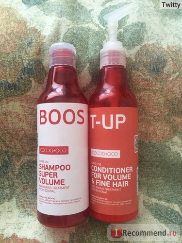 Шампунь CocoChoco BOOS T-UP для придания объема волосам фото