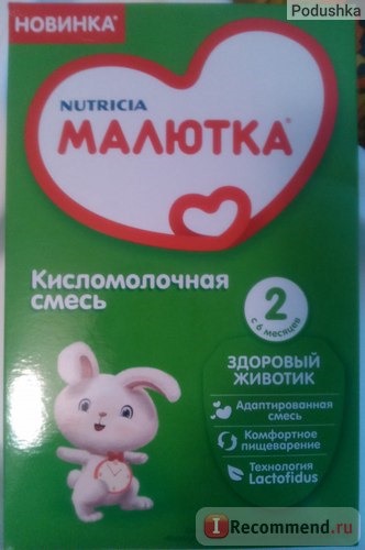 Детская молочная смесь Nutricia Малютка кисломолочная 2 с 6 месяцев фото