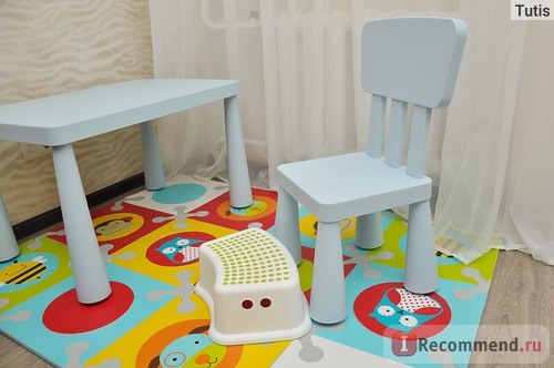 IKEA Детские стул и стол серии МАММУТ фото