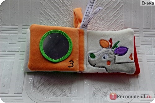 Aliexpress Мягкая развивающая книжка Infant Early Education Baby Rattle Toy Cloth Book Baby Toys Rabbit Owl Soft Animals Cloth Book BYC051 -- PT49 фото