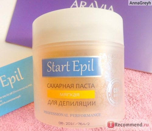 Сахарная паста для шугаринга Start Epil Aravia (Аравия) Мягкая