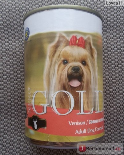 Корм для собак Nero gold Консервированный - Свежая оленина фото