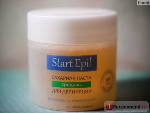 Сахарная паста для депиляции Start Epil средняя фото