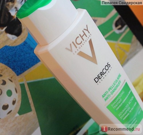 Интенсивный шампунь-уход Vichy DERCOS против перхоти для жирных волос фото