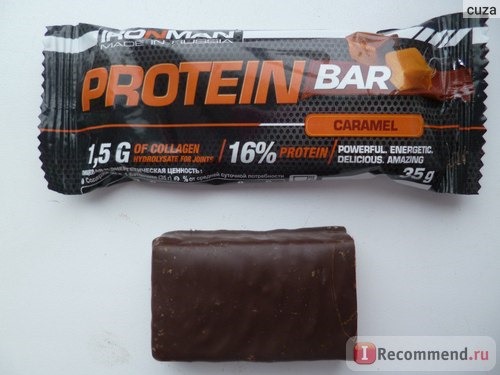 Спортивное питание Iron Man Protein bar + Collagen 