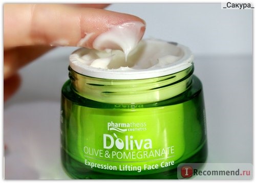 Крем для лица Doliva для коррекции мимических морщин с экстрактом граната Olive & Pomegranate: Expression Lifting Face Care фото