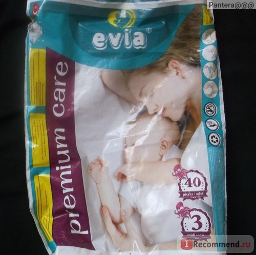 Подгузники Evia premium care фото