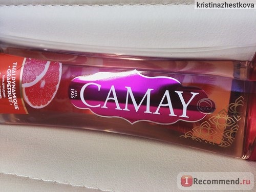 Гель для душа Camay Dynamique С бодрящим ароматом розового грейпфрута фото