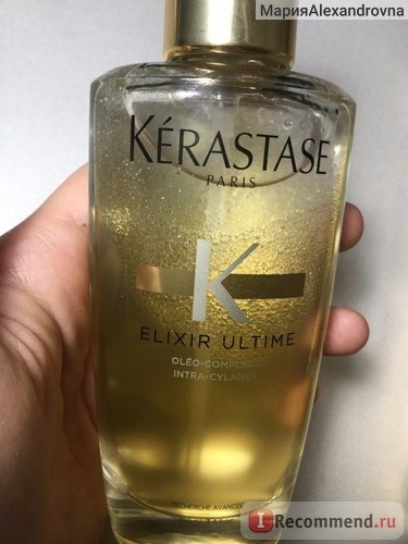 Масло для волос Kerastase Elixir ultime oleo-complexe двухфазный спрей фото