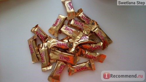 Конфеты Шоколадные TWIX MINIS фото