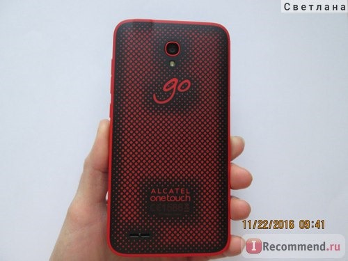 Мобильный телефон Alcatel Смартфон OneTouch Go Play 7048X Black Red фото