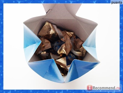 Конфеты Красный октябрь Вдохновение с шоколадно-ореховым кремом и целым фундуком фото