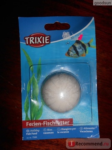 Корм для рыб выходного дня Ferien-Fischfutter фото