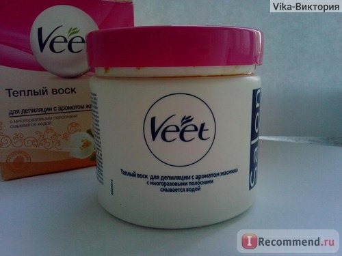 Теплый воск Veet Salon с ароматом жасмина фото