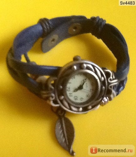 Наручные часы Tinydeal Stylish PU Leather Quartz Analog Wrist Bracelet Bangle Watch Wristwatch for Women Ladies WWM-257175 фото